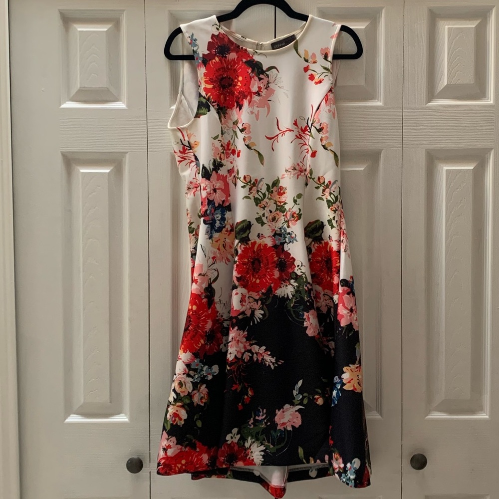Floral a-line dress